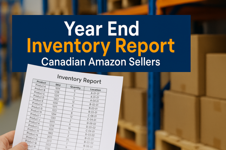 Canadian Amazon Sellers: Year End Inventory Report