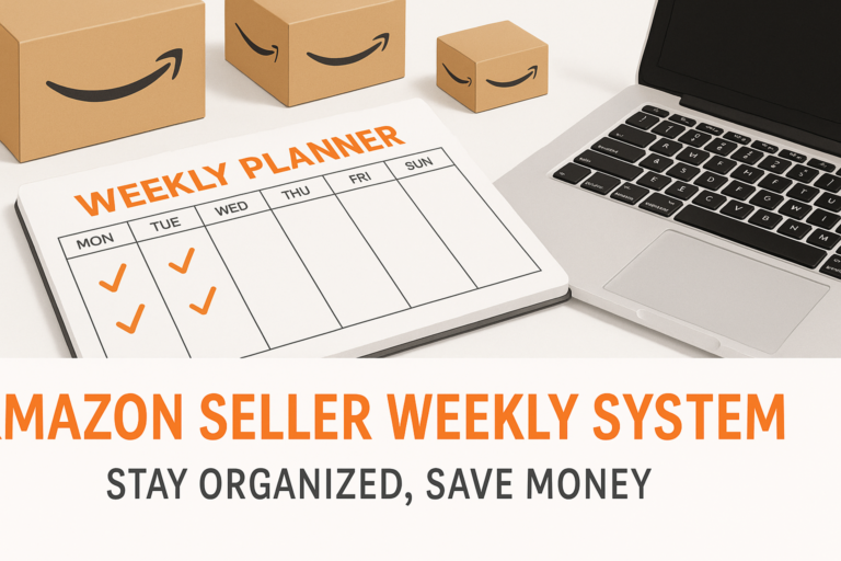 Amazon Seller Weekly Planner: The System That Saves You Money at Tax Time
