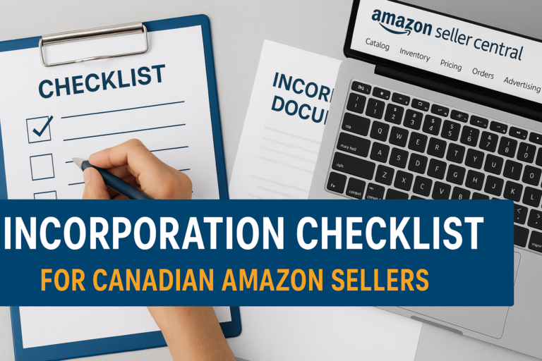 Incorporation Checklist for Canadian Amazon Sellers