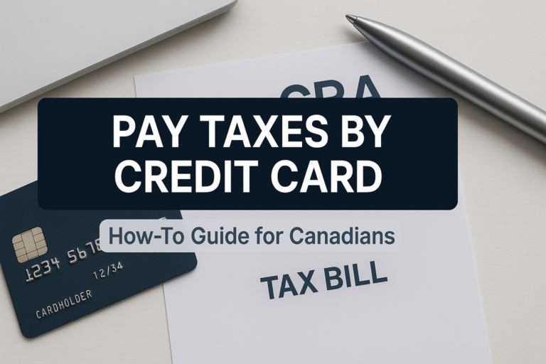 How to Pay Canadian Taxes with a Credit Card