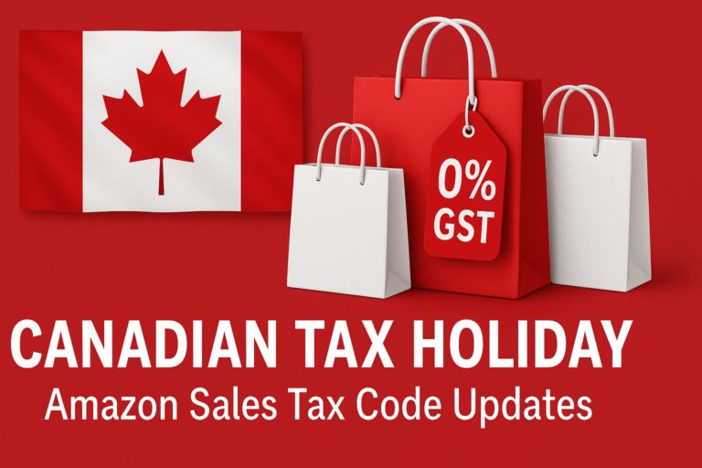 How to Update Amazon.ca Sales Tax Codes for Canadian Tax Holiday