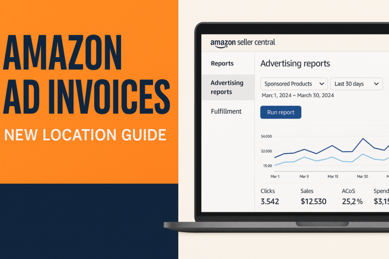 Advertising Invoices for Amazon Sellers – New Location