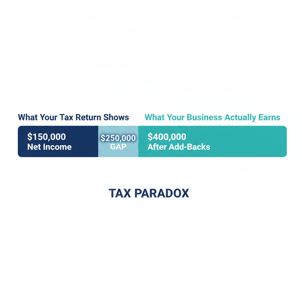 The Tax Paradox: What your tax return shows vs what your business actually earns