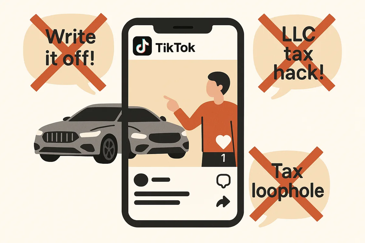 Common TikTok tax myths about buying a car through your company