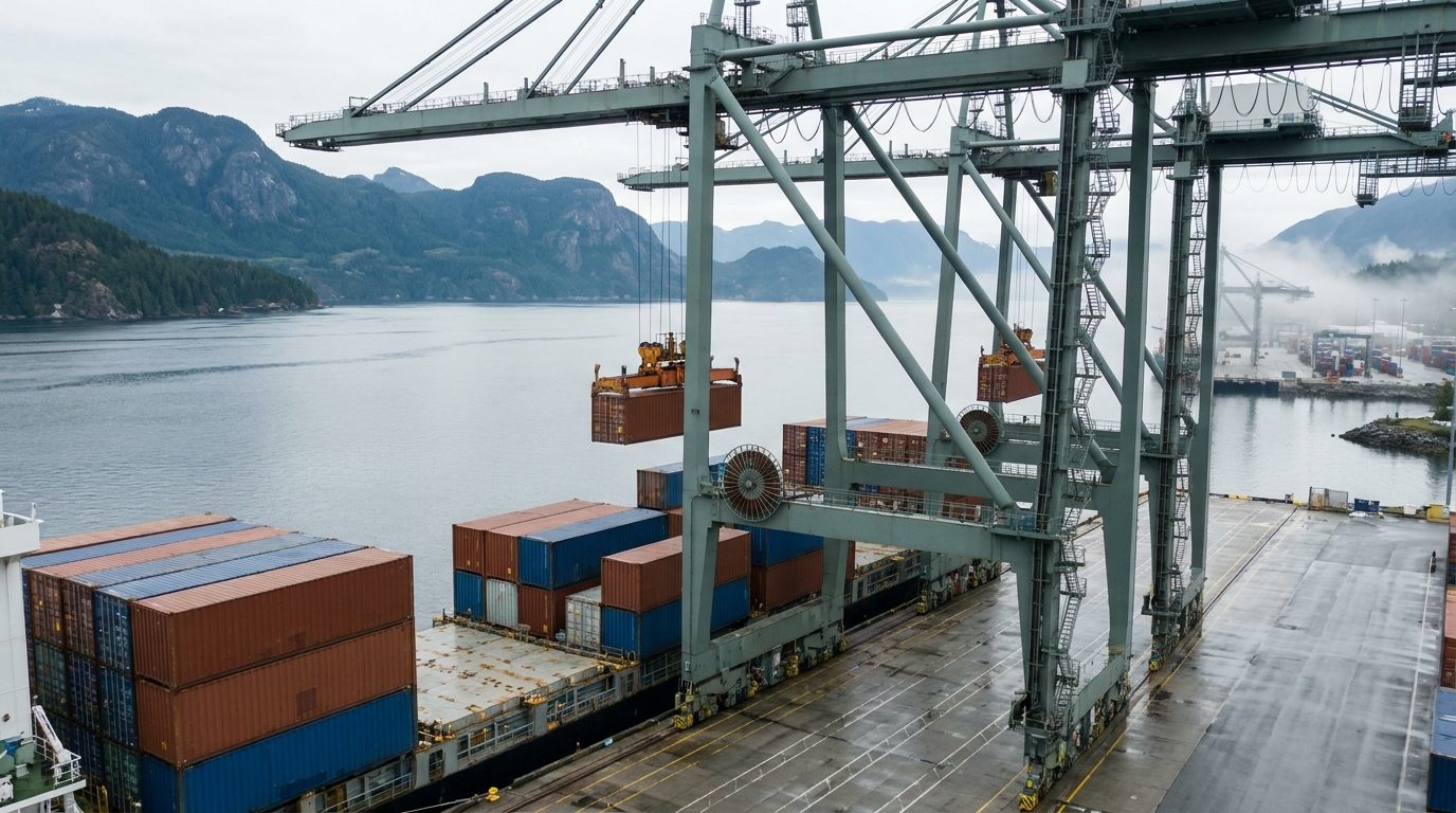 Containers unloaded at a Canadian port, where a US LLC importing into Canada is treated as a non-resident importer